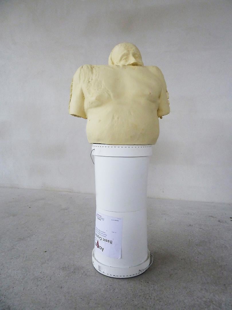 ERWIN WURM Double White Bucket (Synthesa), 2013