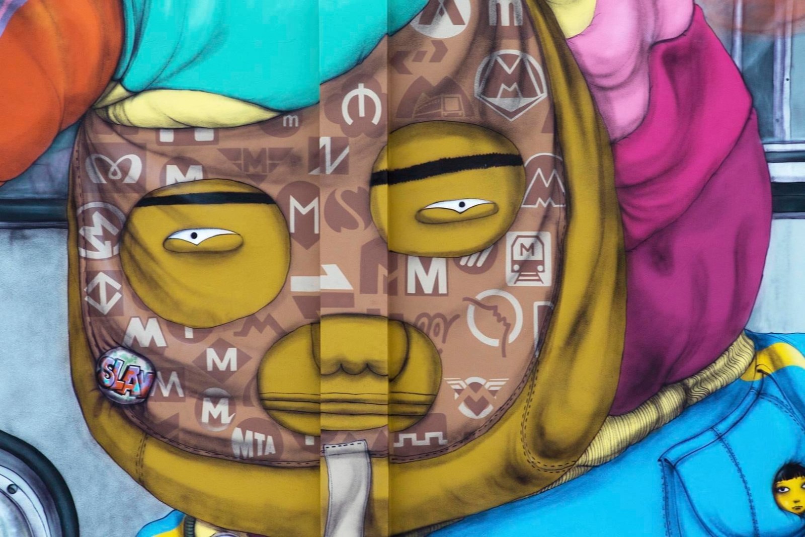  OSGEMEOS Ef&ecirc;mero&nbsp;(detail), 2016