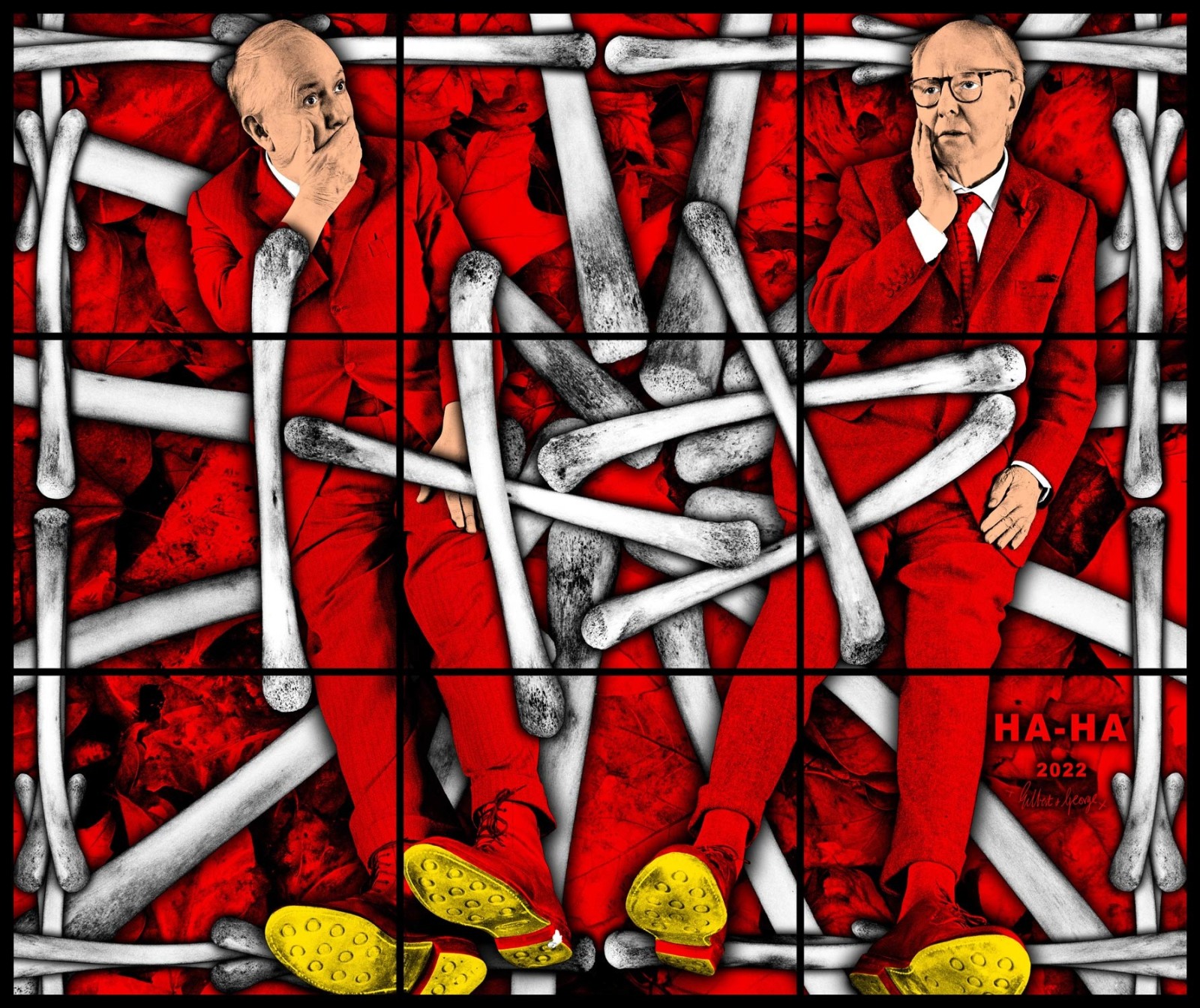 GILBERT &amp;amp; GEORGE, HA-HA, 2022