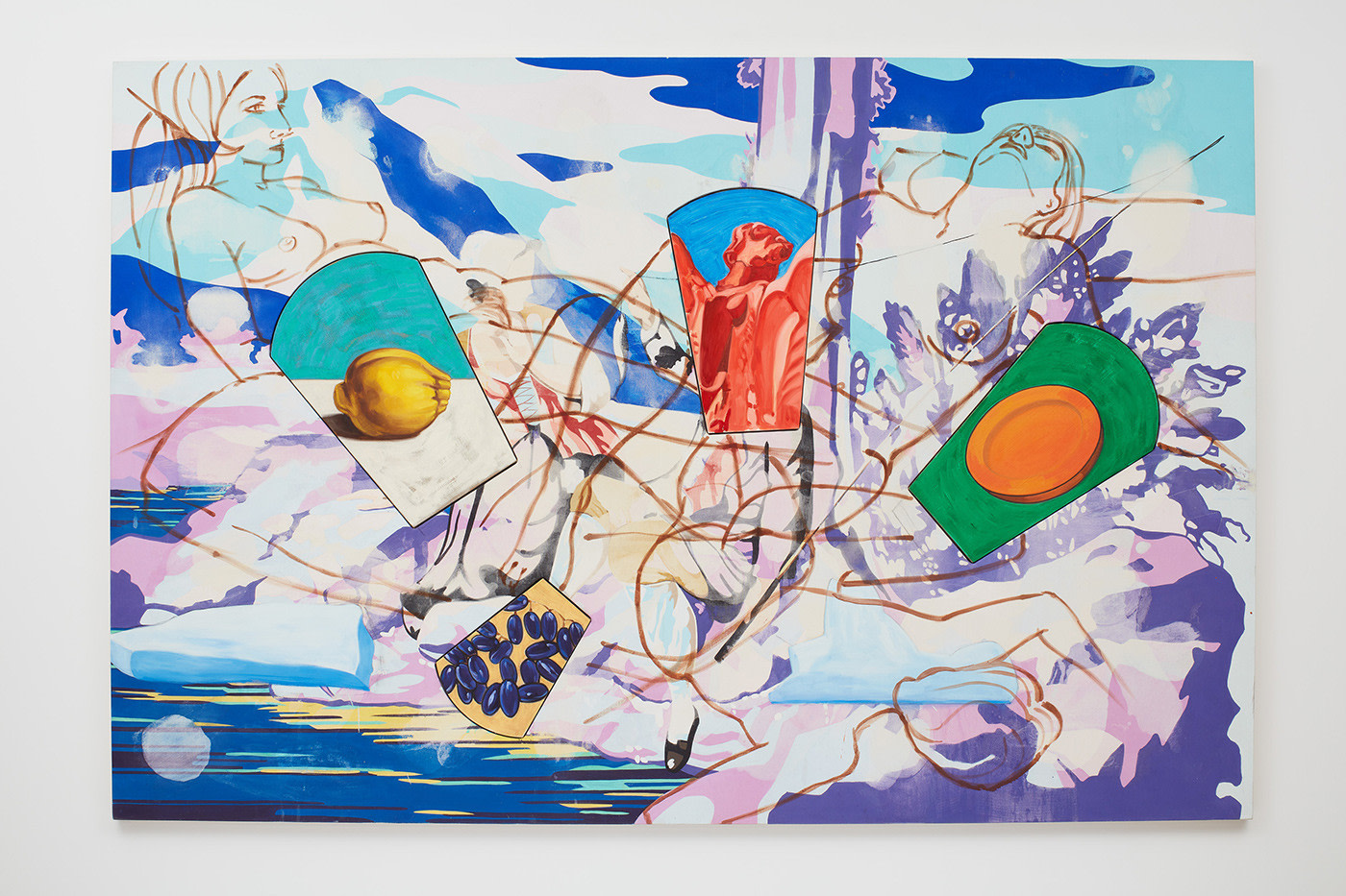 DAVID SALLE, Ice Flow II, 2001