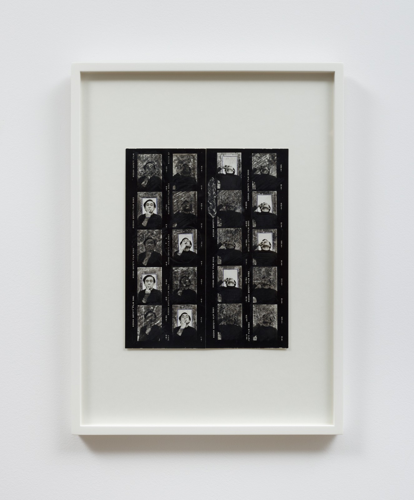 SUNG NEUNG KYUNG, Smoking - contact print, 1976