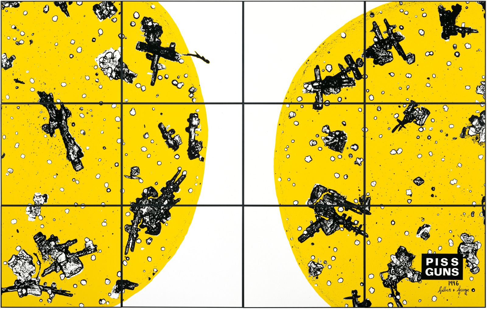 GILBERT &amp;amp; GEORGE, Piss Guns, 1996