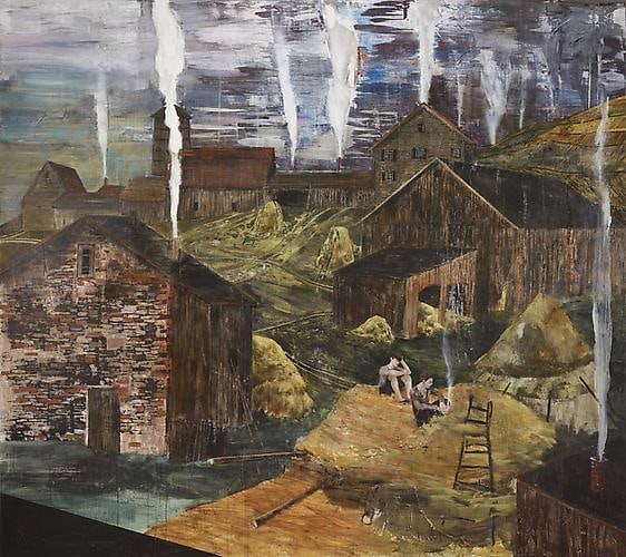 HERNAN BAS The impending flame (or, the great barn fire of &#039;83), 2011