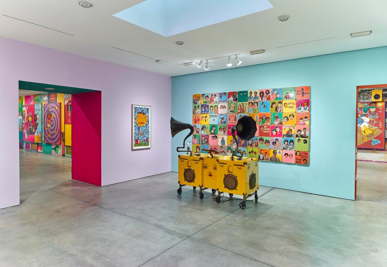 OSGEMEOS, Silence of the Music installation view 9