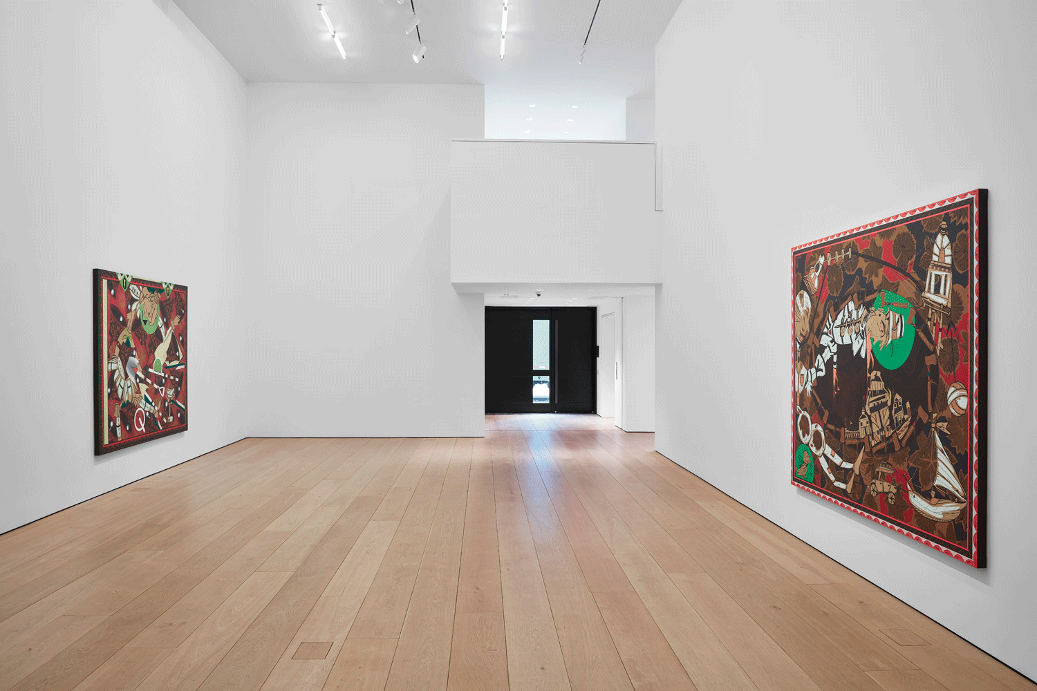 Lari Pittman,&nbsp;Found Buried, Installation view, Lehmann Maupin, New York, 2020