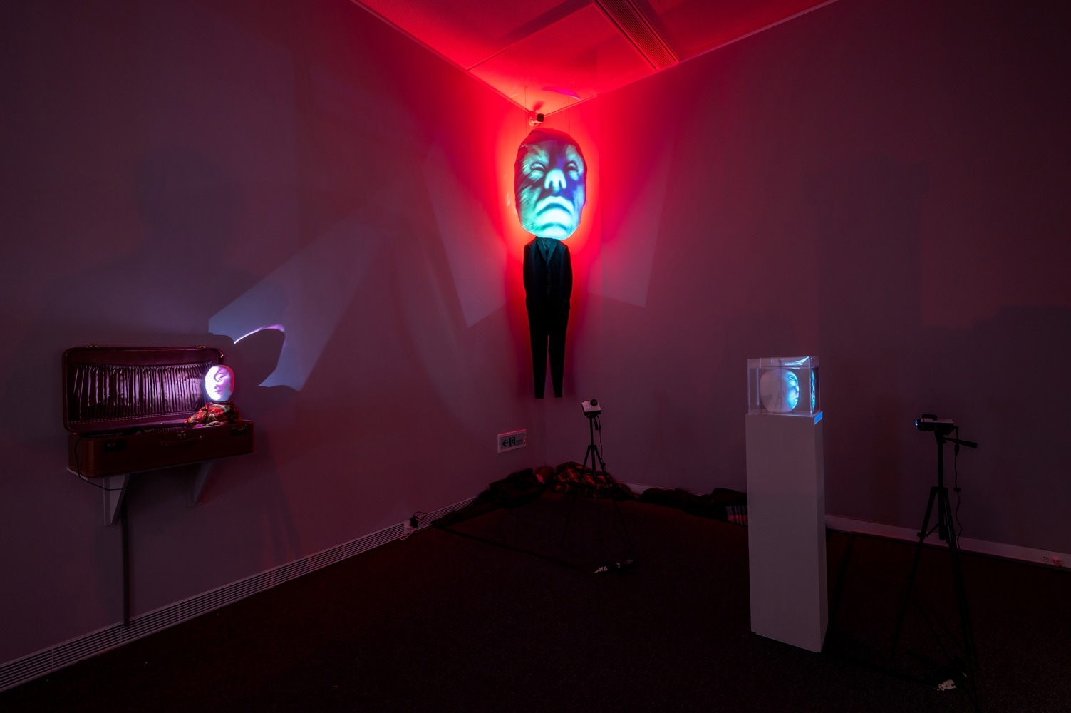 Tony Oursler: Black Box, Installation View