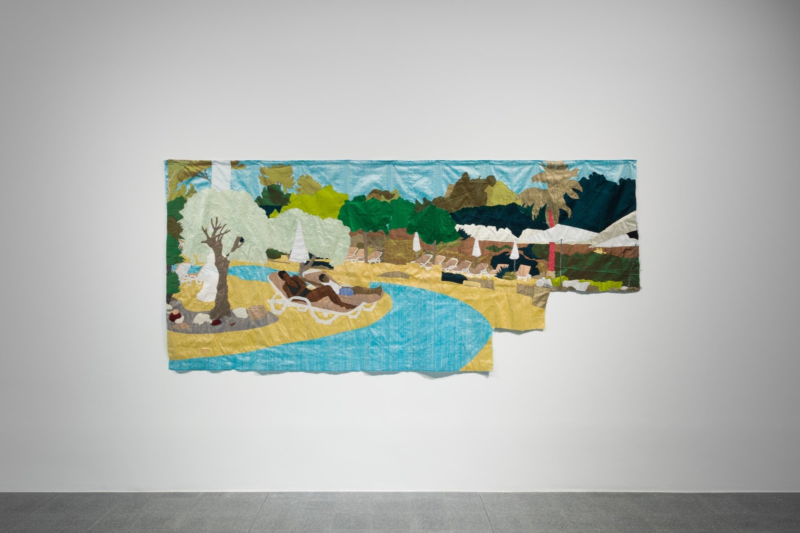 Billie Zangewa: A Quiet Fire, Installation View