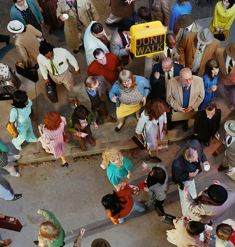 ALEX PRAGER, Crowd #11 (Cedar and Broad Street), 2013