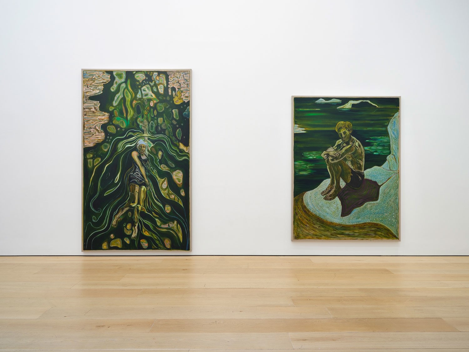 Billy Childish:&nbsp;Spirit Guides and Other Guardians Joining Heaven and Earth, Installation View