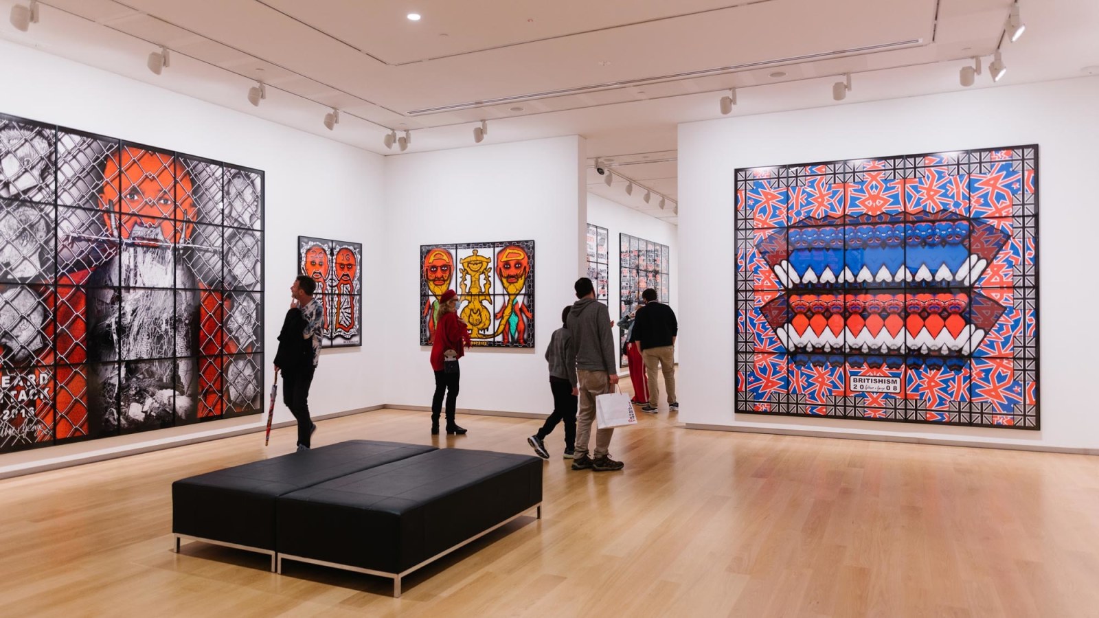 Gilbert &amp;amp; George: The Tāmaki Makaurau Auckland Exhibition 2022, Installation View