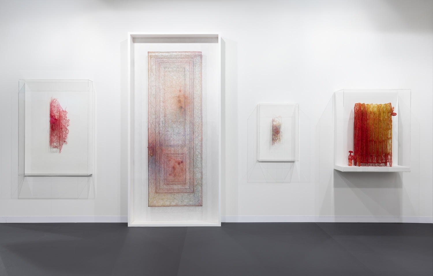 Installation view, Lehmann Maupin, Booth K9, Art Basel, Basel, Switzerland, 2022