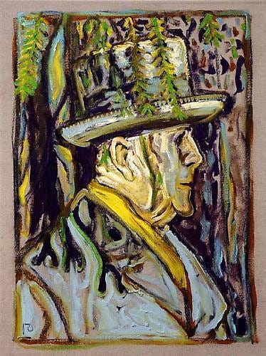 BILLY CHILDISH Sibelius Under a Tree (Study), 2011