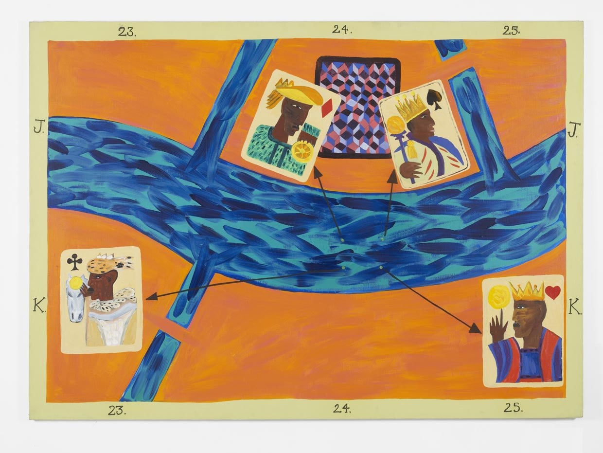 LUBAINA HIMID, Venetian Maps (Kings), 1997