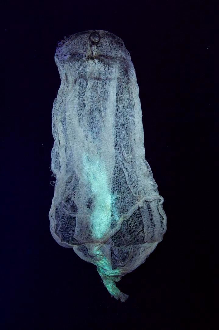  &quot;Ectoplasm&quot; under an ultraviolet light, early 20th&nbsp;century.