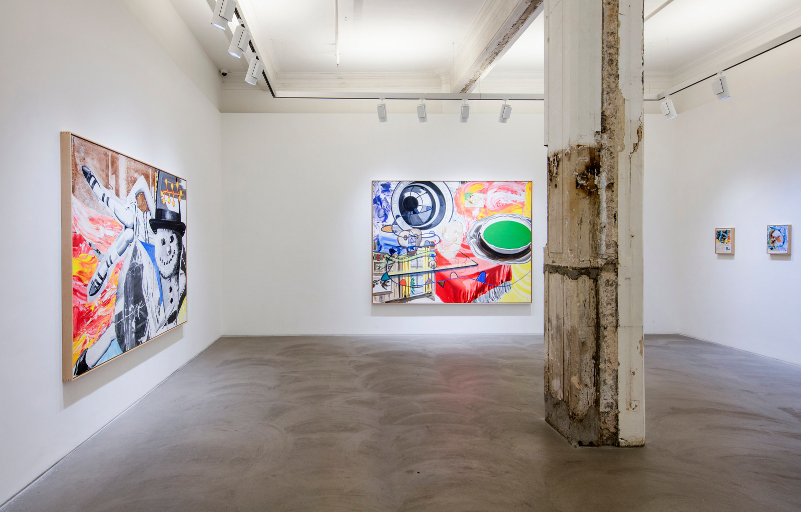 David Salle, Installation view, Lehmann Maupin, Hong Kong, 2016