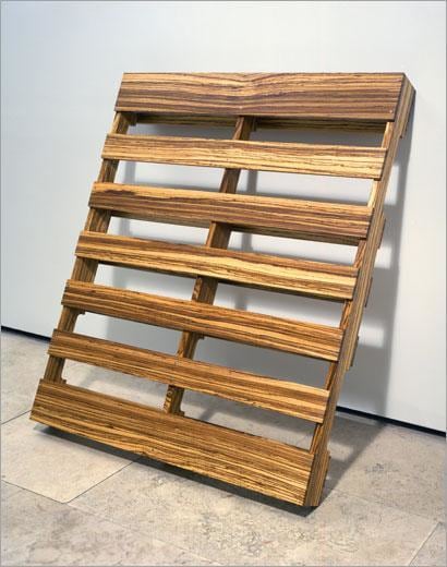 VINCENT MAZEAU, Pallet (Zebrawood), 2005