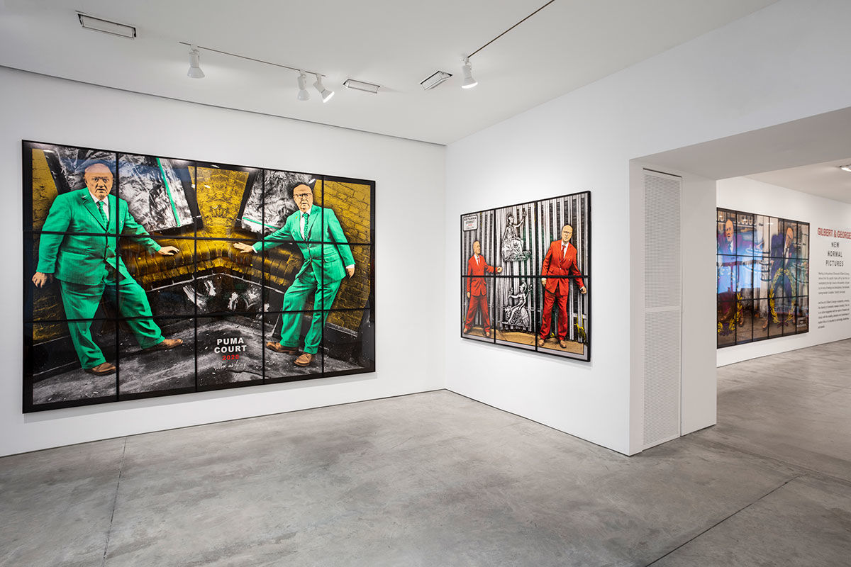 Gilbert &amp;amp; George:&nbsp;NEW NORMAL PICTURES, Installation view, New York