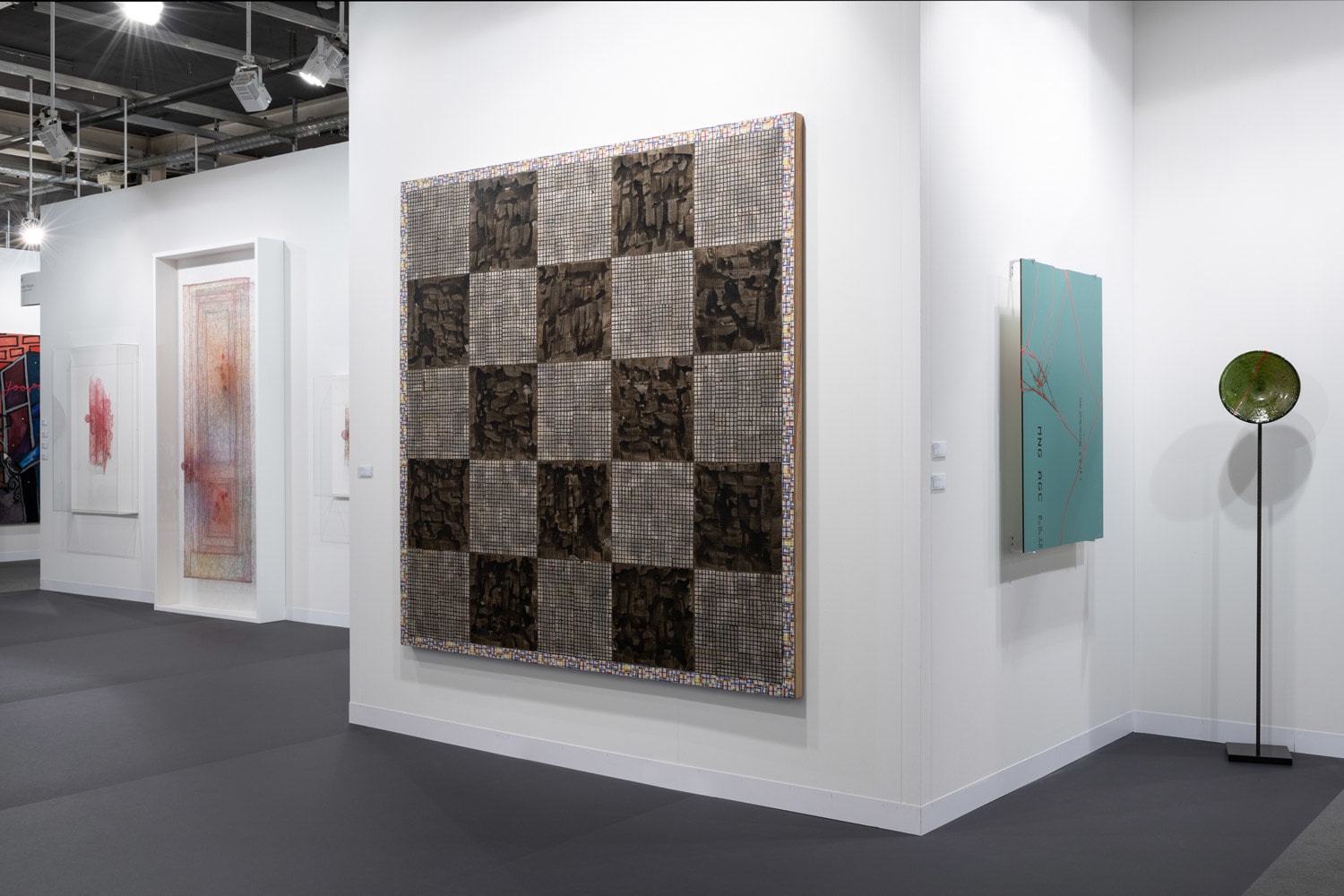 Installation view, Lehmann Maupin, Booth K9, Art Basel, Basel, Switzerland, 2022