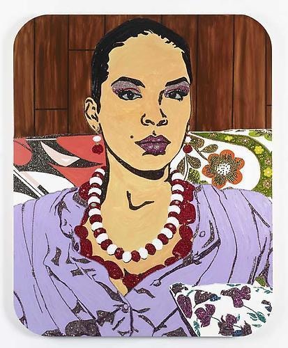 MICKALENE THOMAS Portrait of Lili, 2012