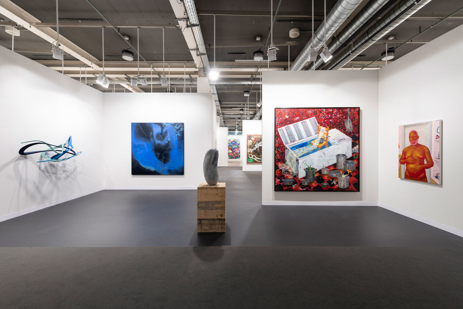 Art Basel&nbsp;2021 Installation view, Lehmann Maupin,&nbsp;Booth L11