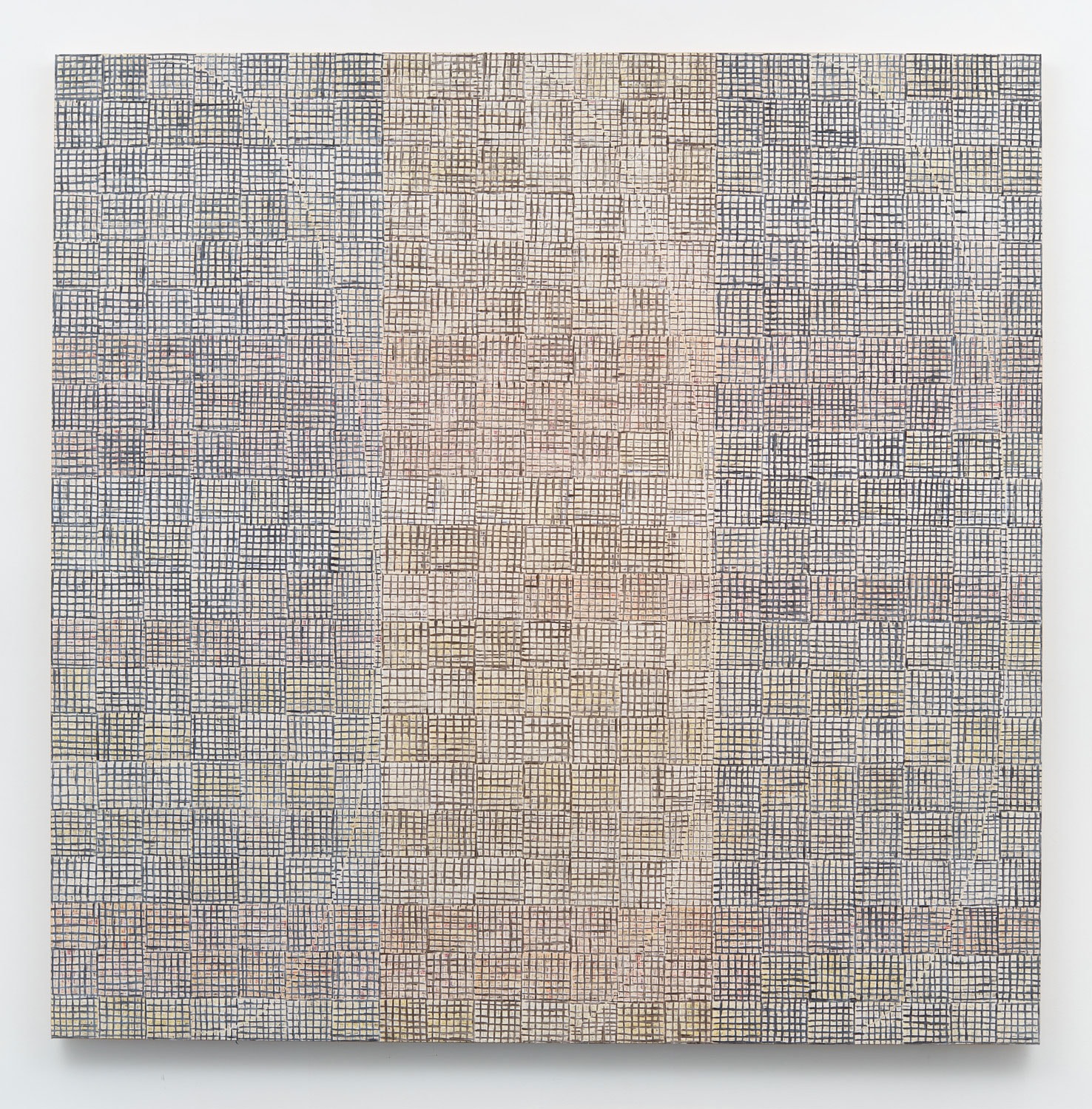 MCARTHUR BINION, DNA: White Painting: V, 2015