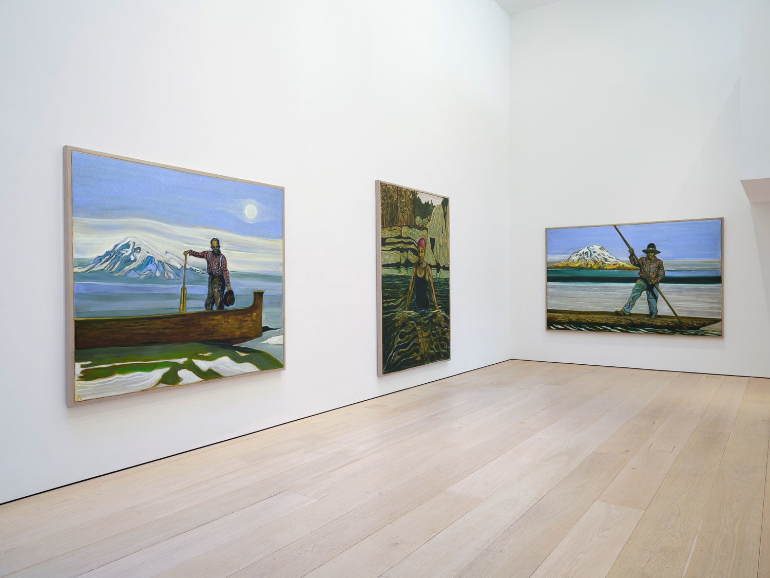 Billy Childish:&nbsp;Spirit Guides and Other Guardians Joining Heaven and Earth, Installation View