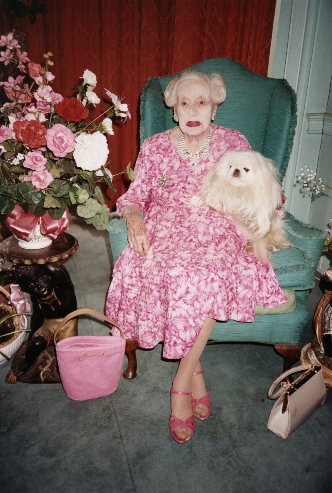 JUERGEN TELLER, Dame Barbara Cartland, Hertfordshire, 2000