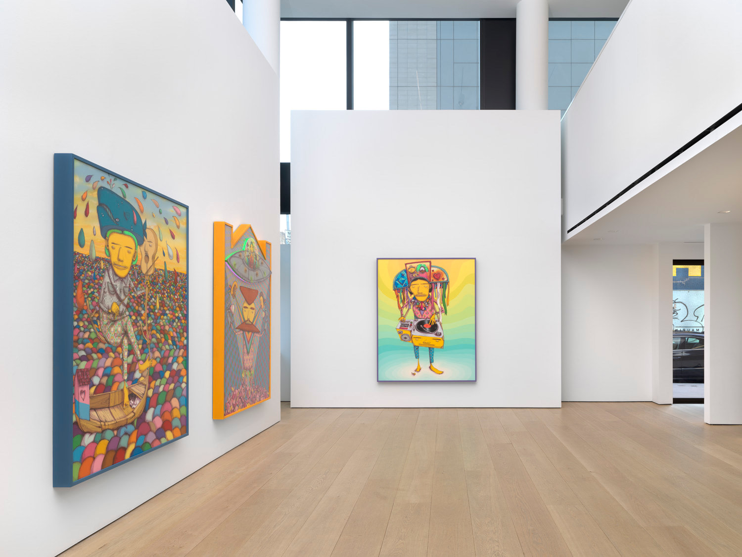 OSGEMEOS: Portal, Installation view, Lehmann Maupin, New York, 2020