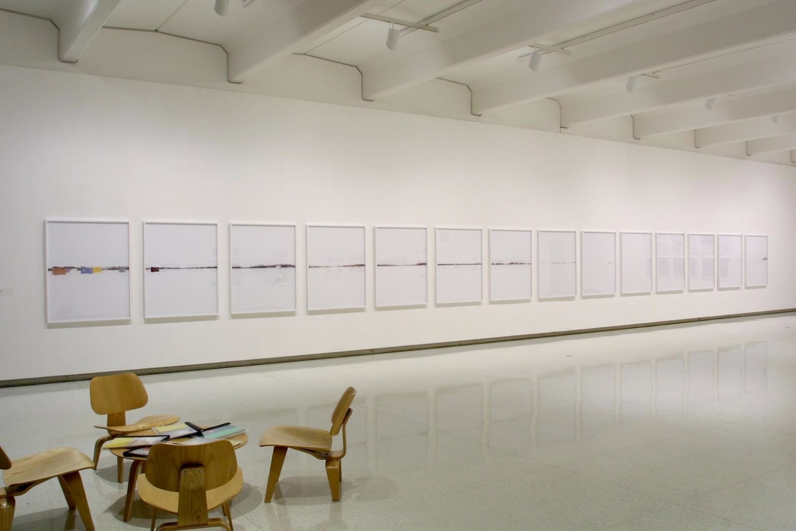  Installation view of Catherine Opie:&nbsp;Skyways &amp;amp; Icehouses&nbsp;at the Walker Art Center, Minneapolis