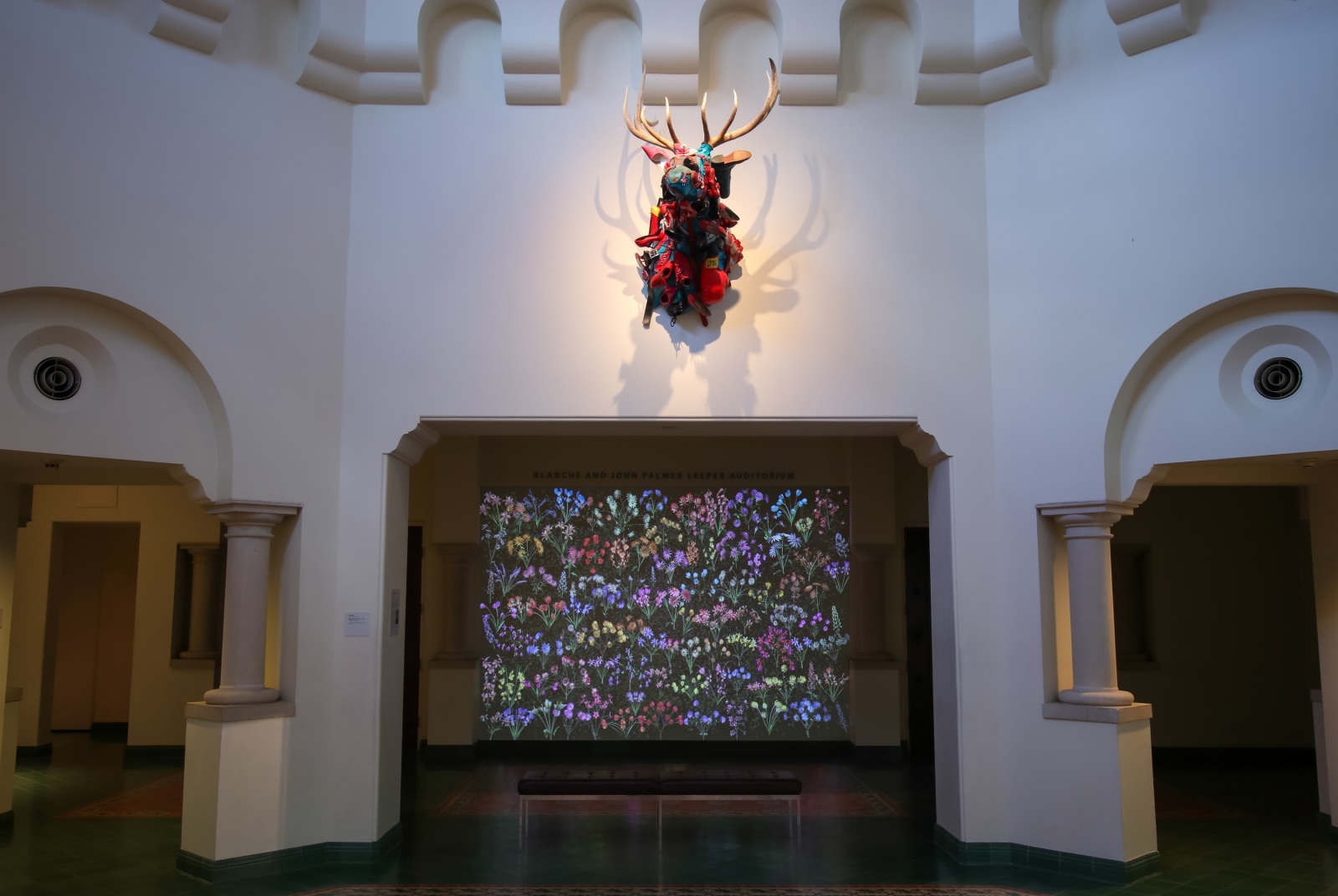 Jennifer Steinkamp: Botanic 3, Installation view,&nbsp;McNay Art Museum, San Antonio, TX