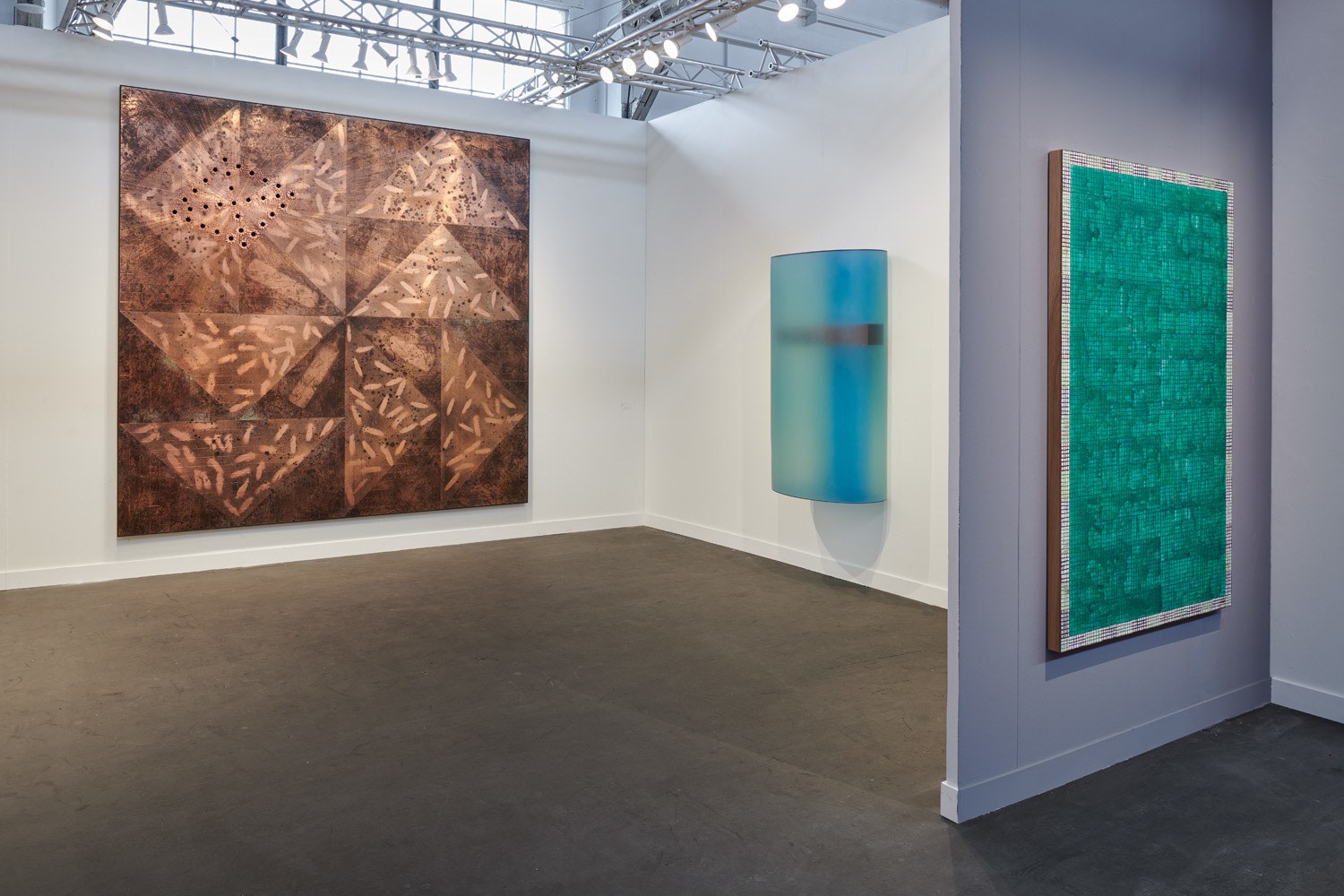 Installation view of Lehmann Maupin's booth at FOG art fair 2020, view 1