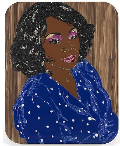 MICKALENE THOMAS Din Portrait - Untitled, 2010