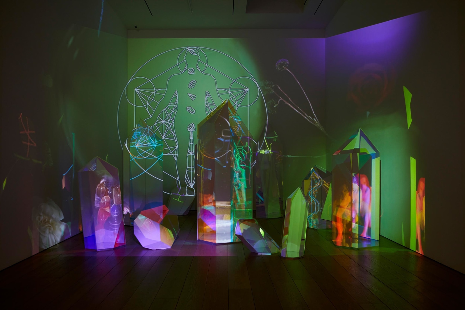 Tony Oursler: mAcHiNe E.L.F., Installation View