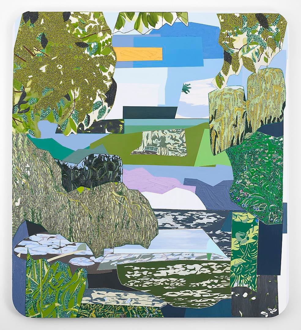 MICKALENE THOMAS Vertical View of Jardin d&#039;Eau, 2012