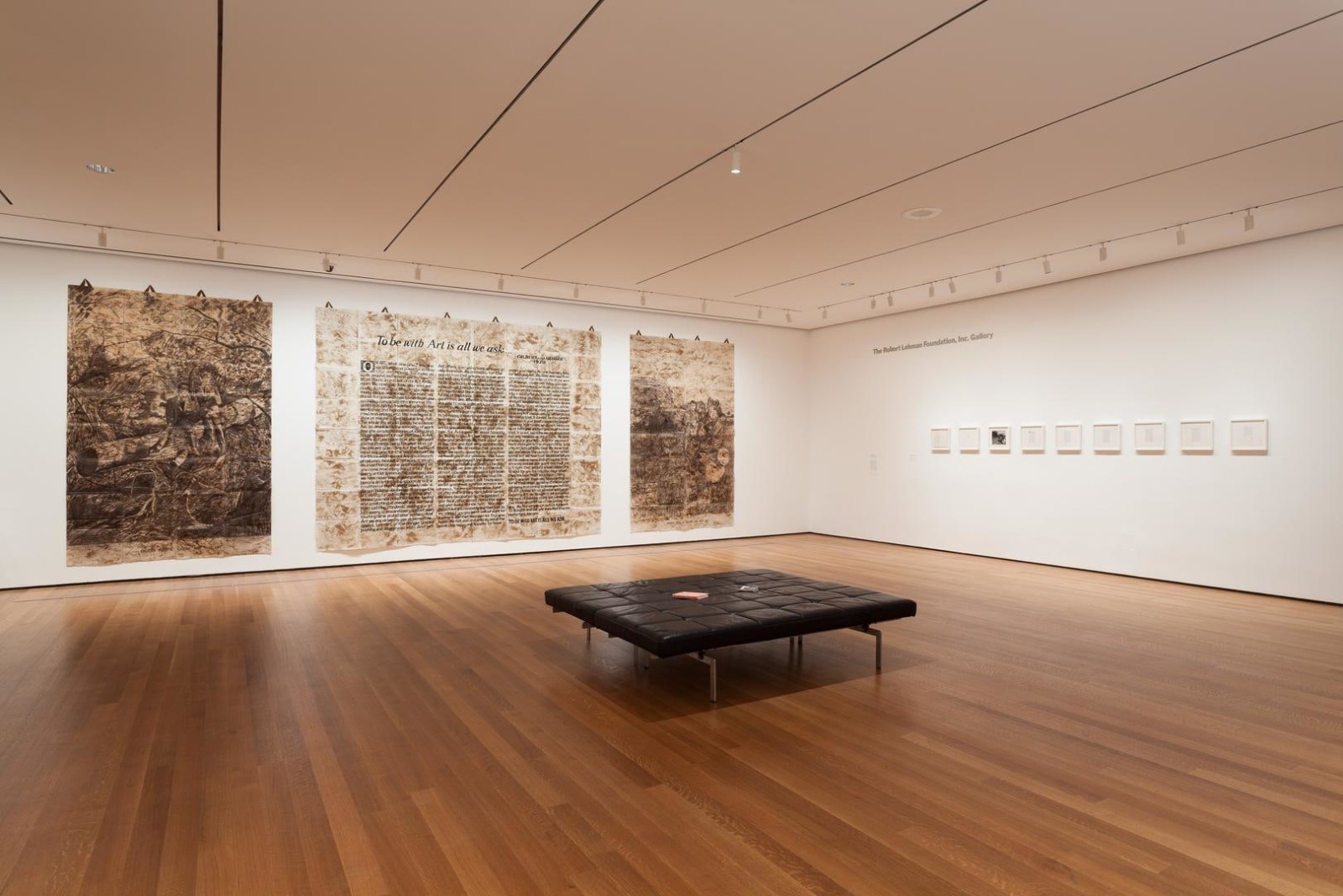  Installation view of Gilbert &amp;amp; George: The Early Years