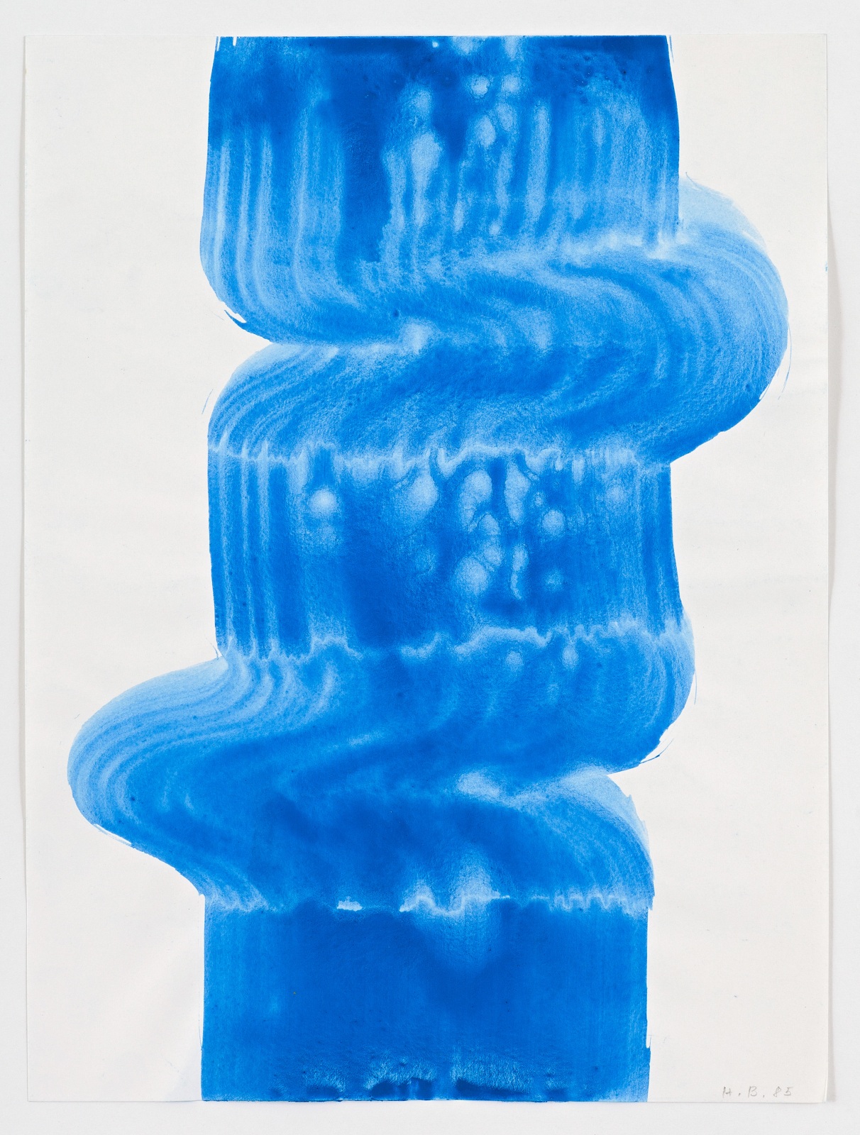 HEIDI BUCHER, Untitled (Wasserzeichnung / Water drawing), 1985