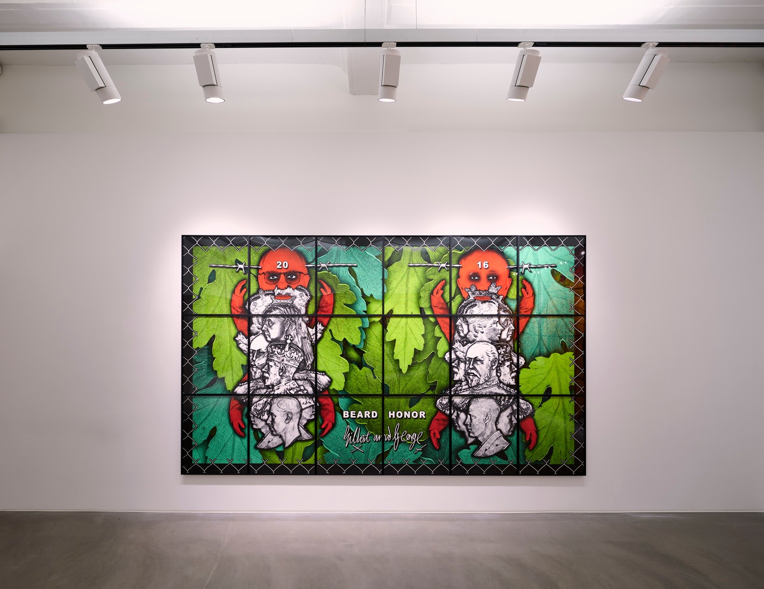 Gilbert &amp;amp; George,&nbsp;THE BEARD PICTURES, Installation view, Lehmann Maupin Hong Kong