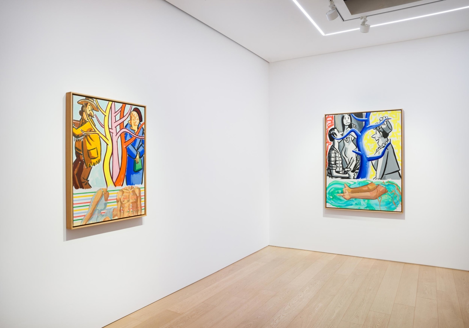 David Salle:&nbsp;World People, Installation View