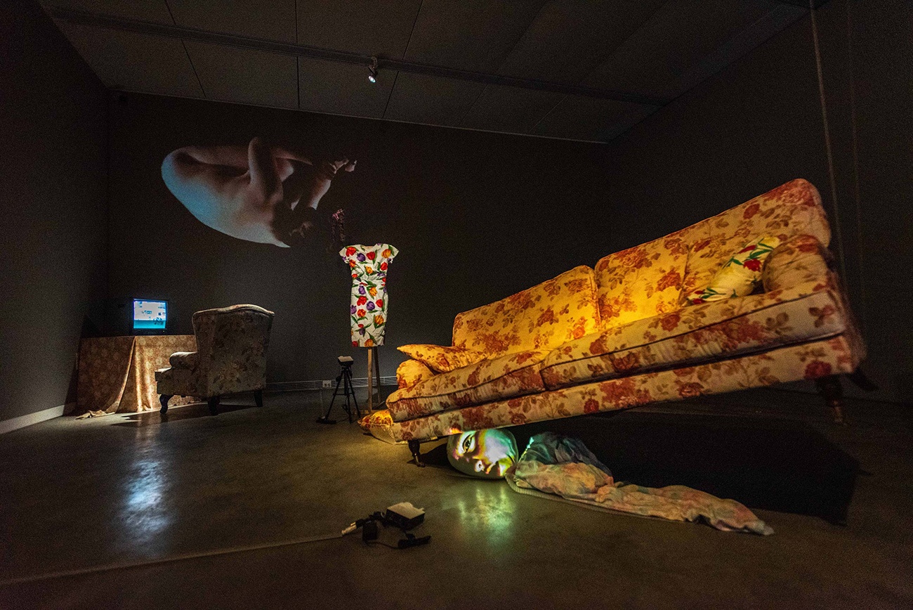 Tony Oursler: Black Box, Installation View