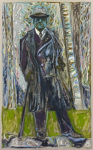 BILLY CHILDISH Sibelius (Man with Stick), 2011