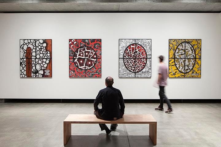  Gilbert &amp;amp; George: The Art Exhibition, at the Museum of Old and New Art, 	