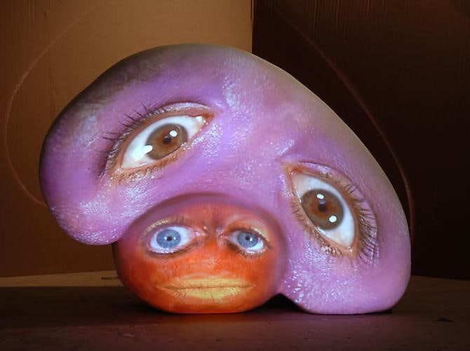 TONY Oursler Creche, 2004