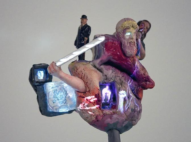 TONY OURSLER Untitled (detail), 2010