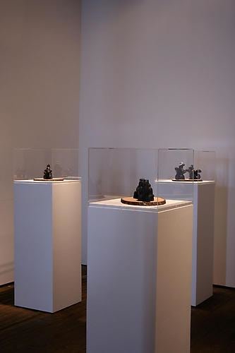 Mario Ybarra Jr. Black Squirrel Society installation view 4