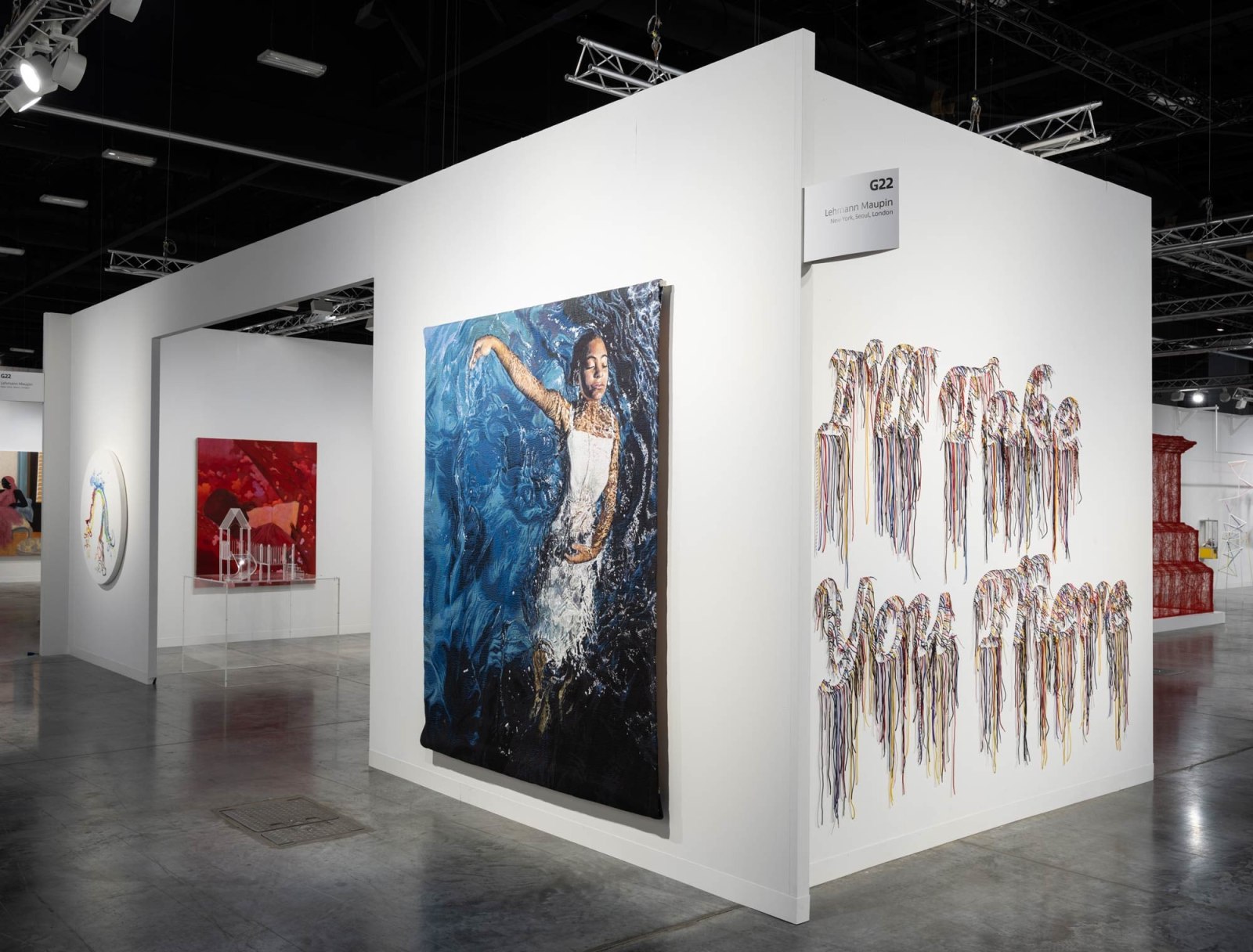 Art Basel Miami Beach 2022, Installation&nbsp;view, Lehmann Maupin, Booth G22