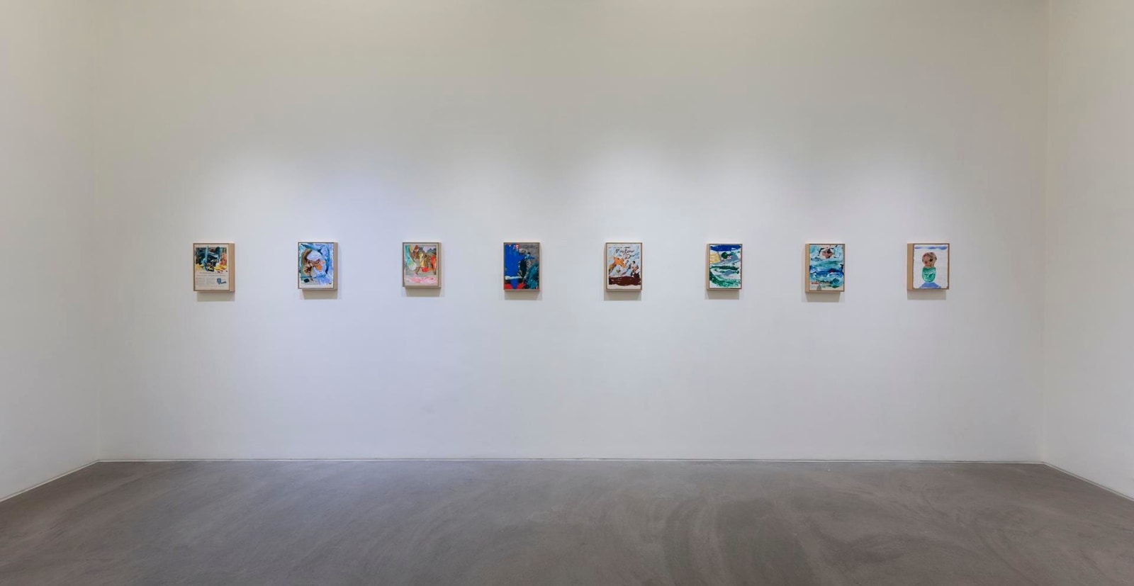 David Salle installation view 2