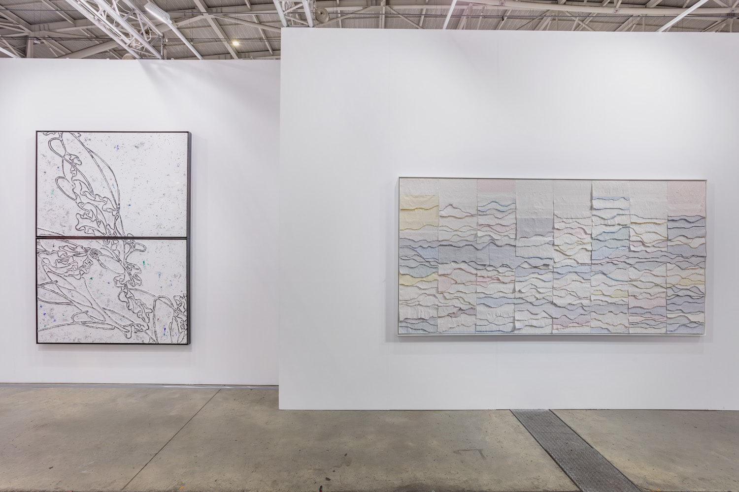 Installation view of Lehmann Maupin's booth at Taipei Dangdai art fair 2020, view 4