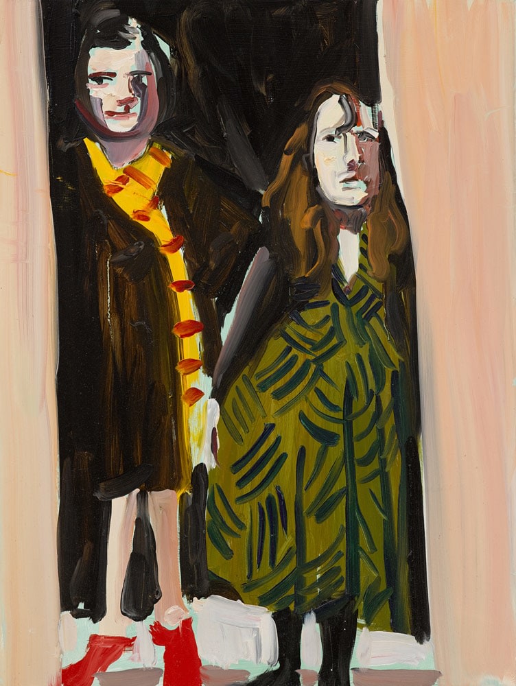 CHANTAL JOFFE, Bella and Ishbel in their doorway (first lockdown), 2020