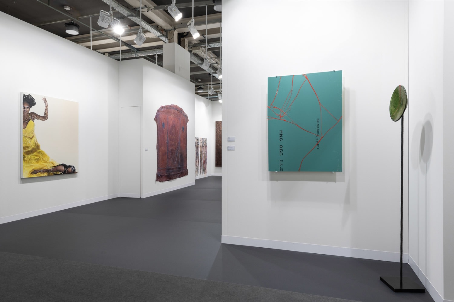 Installation view, Lehmann Maupin, Booth K9, Art Basel, Basel, Switzerland, 2022