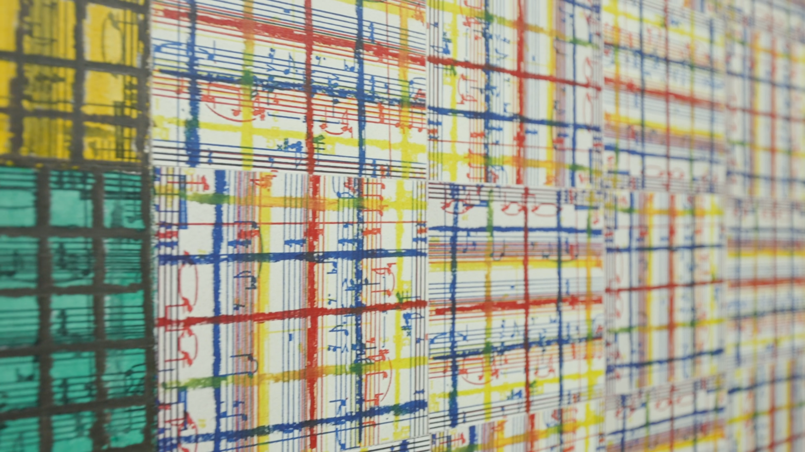 McArthur Binion:&nbsp;DNA:Study/(Visual:Ear), Lehmann Maupin, Seoul